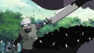 Kakashi effortlessly beating one of the Ninja Swordsmen (Image via Studio Pierrot)